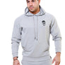 Mens Silver Slim Fit Hoodie